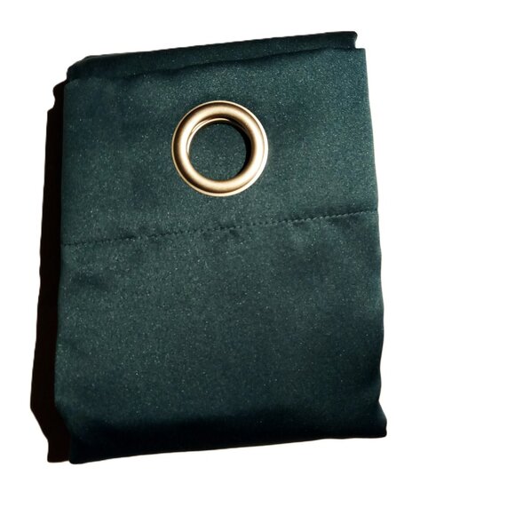 Gregory  Teal  Polyester 54 in. W X 95 in. L Grommet Room Darkening Curtain  NEW - Picture 3 of 5